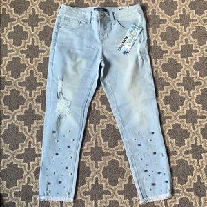 Girls size 12 embellished jeans.